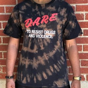 Rare vintage DARE tie dye